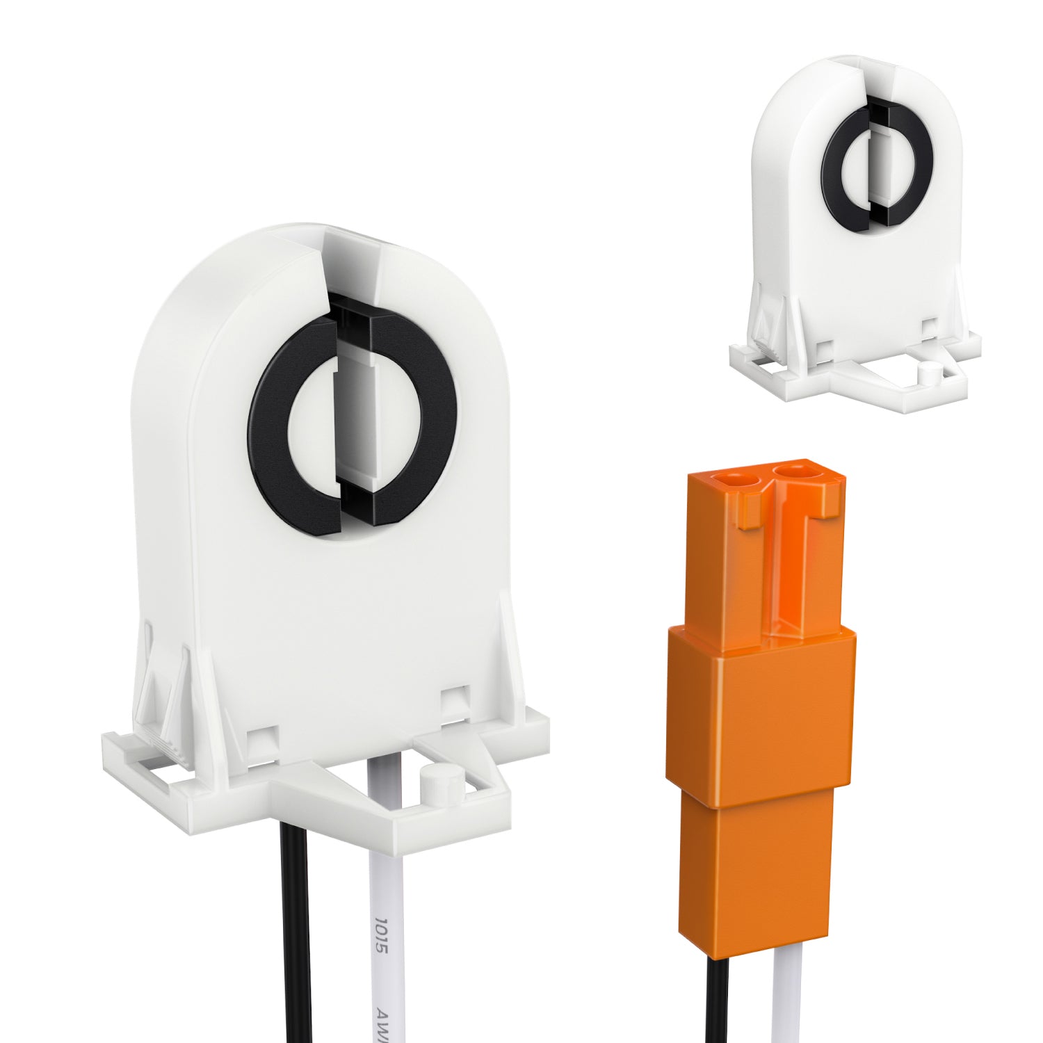 Works with Hybrid and Type B T8 Tube 8 Sockets.