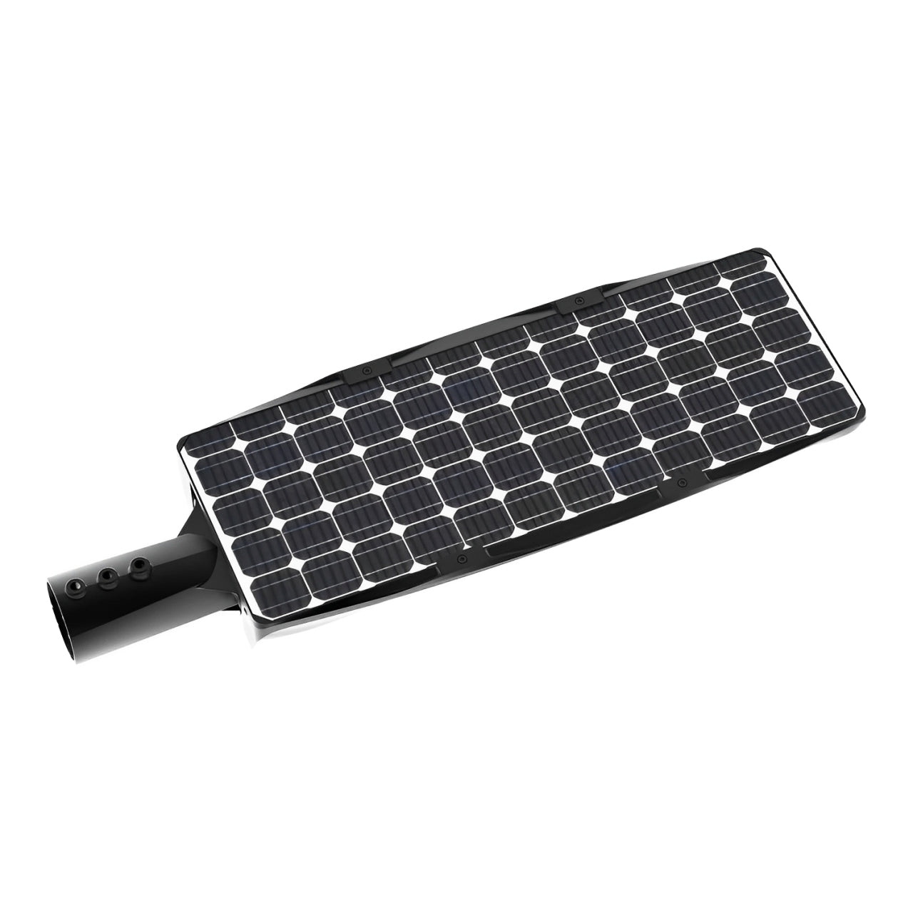 LED Solar Area Light, Motion Activated, Dusk to Dawn Photocell, 50W, 4500 Lumens
