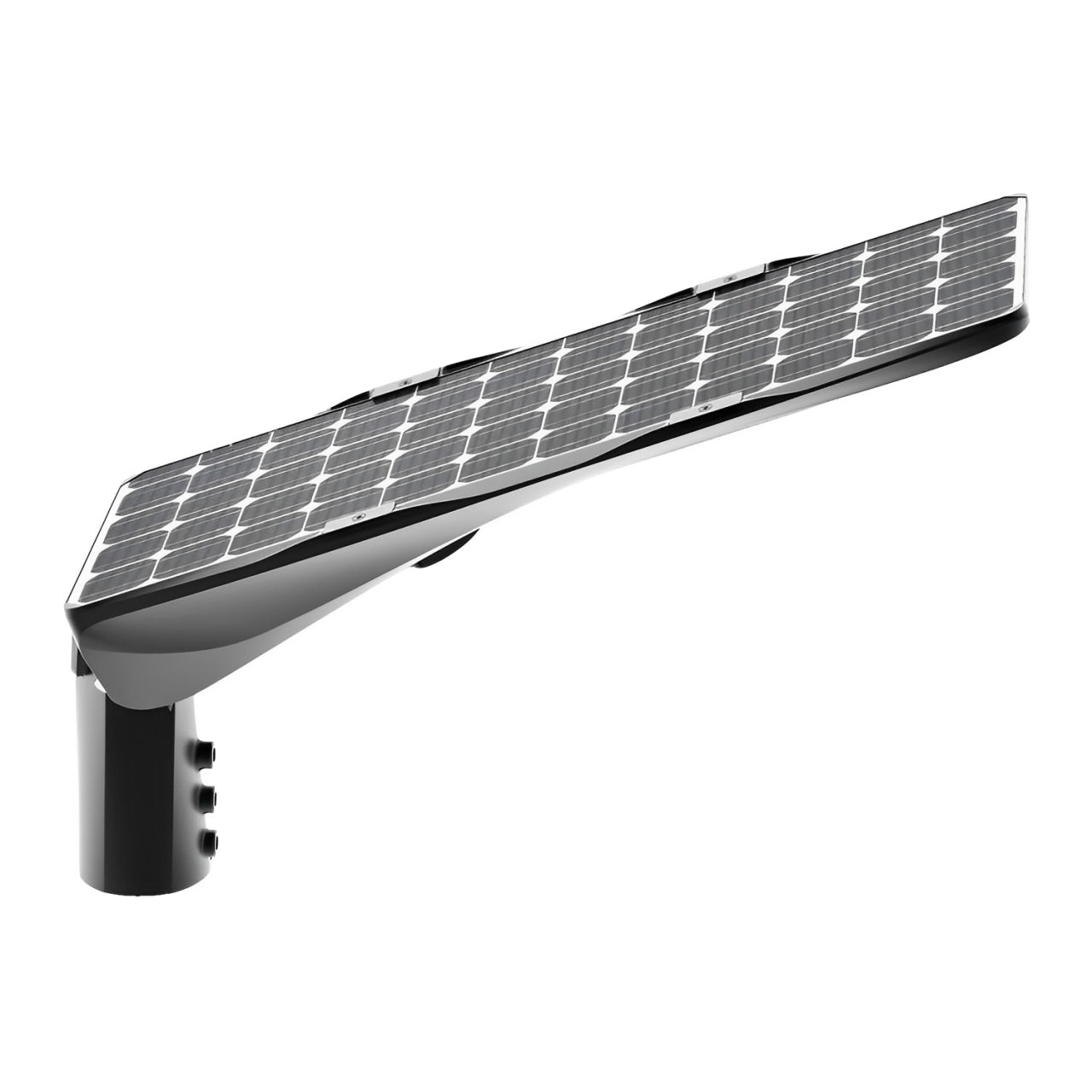 LED Solar Area Light, Motion Activated, Dusk to Dawn Photocell, 50W, 4500 Lumens