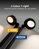 Explore a variety of color temperatures to perfectly match the mood of your outdoor space.