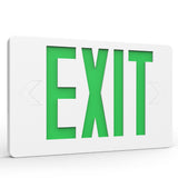 The 2 Head LED Exit Sign is designed to provide clear and visible guidance during emergencies. It has highly visible green letters with arrows that stand out, even from a distance.