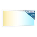 LED Ceiling Panel Light, 60W/50W/40W, 2x4, Selectable Wattage & CCT, 7700 Lumens