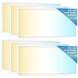 LED Ceiling Panel Light, 50W/40W/30W, 2x4, Selectable Wattage & CCT, 6500 Lumens