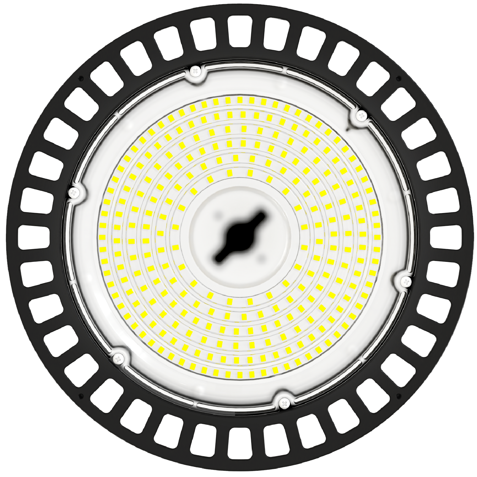 UFO High Bay LED Fixture with Reflector, 150W/200W/240W