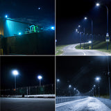 Shoebox LED 150W, Parking Lot, Type III, Dusk to Dawn Photocell, 21000 Lumens