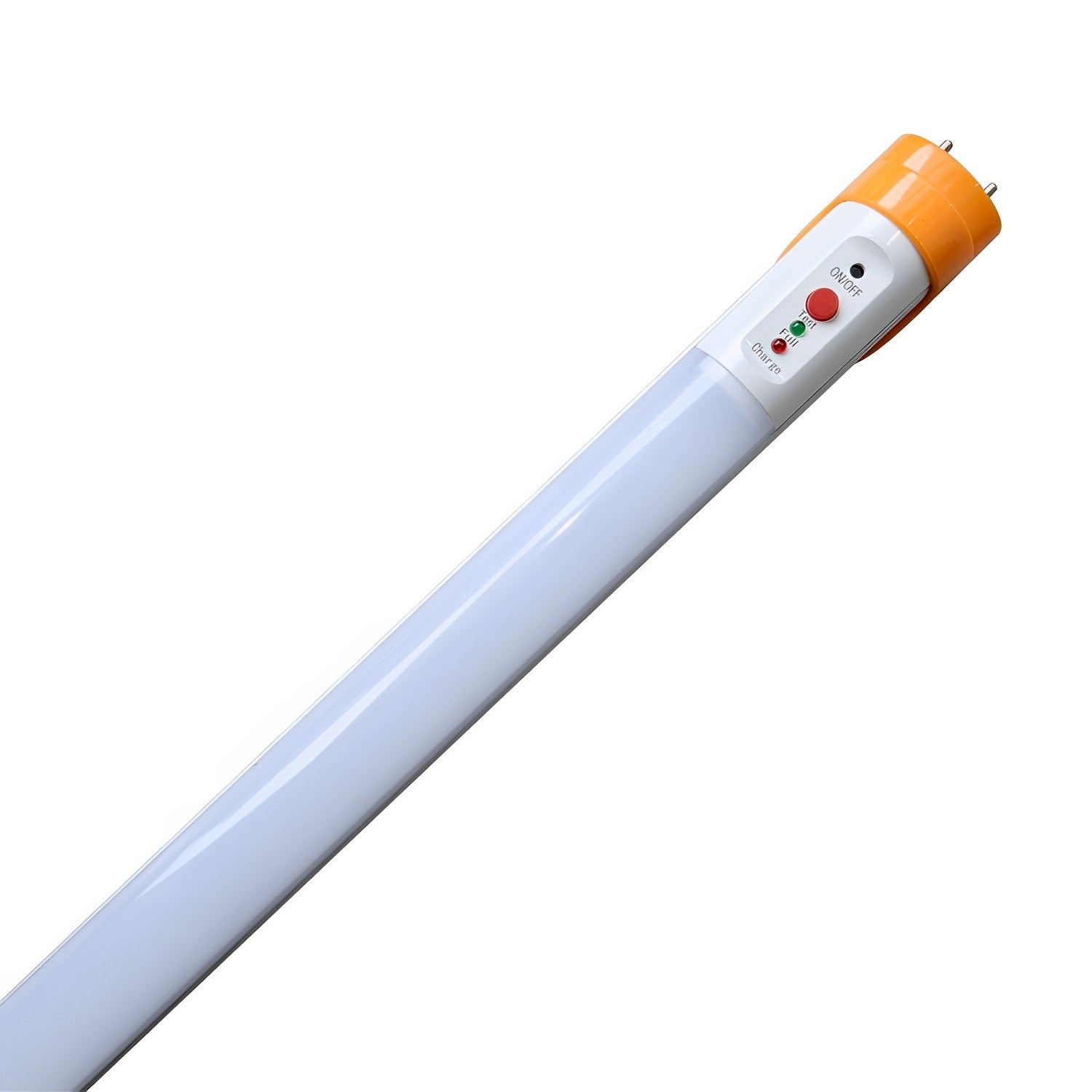 4 foot T8 LED Tube Light with Emergency Battery Backup - 18W - 2200 Lumens - Plug & Play or Ballast Bypass - Double-Ended Connection - Frosted Cover