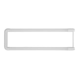 T8 U-Shaped LED Tube, 2ft, Frosted, Plug & Play, Hybrid Type A+B, 15W, Single/Double Ended, Selectable CCT, 1900 Lumens