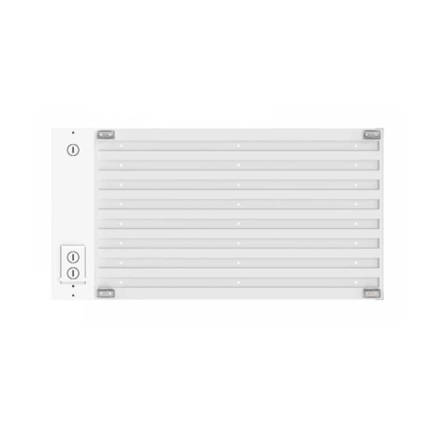 LED Linear High Bay, 2ft, 160W/128W/96W, Selectable Wattage & CCT, 24000 Lumens