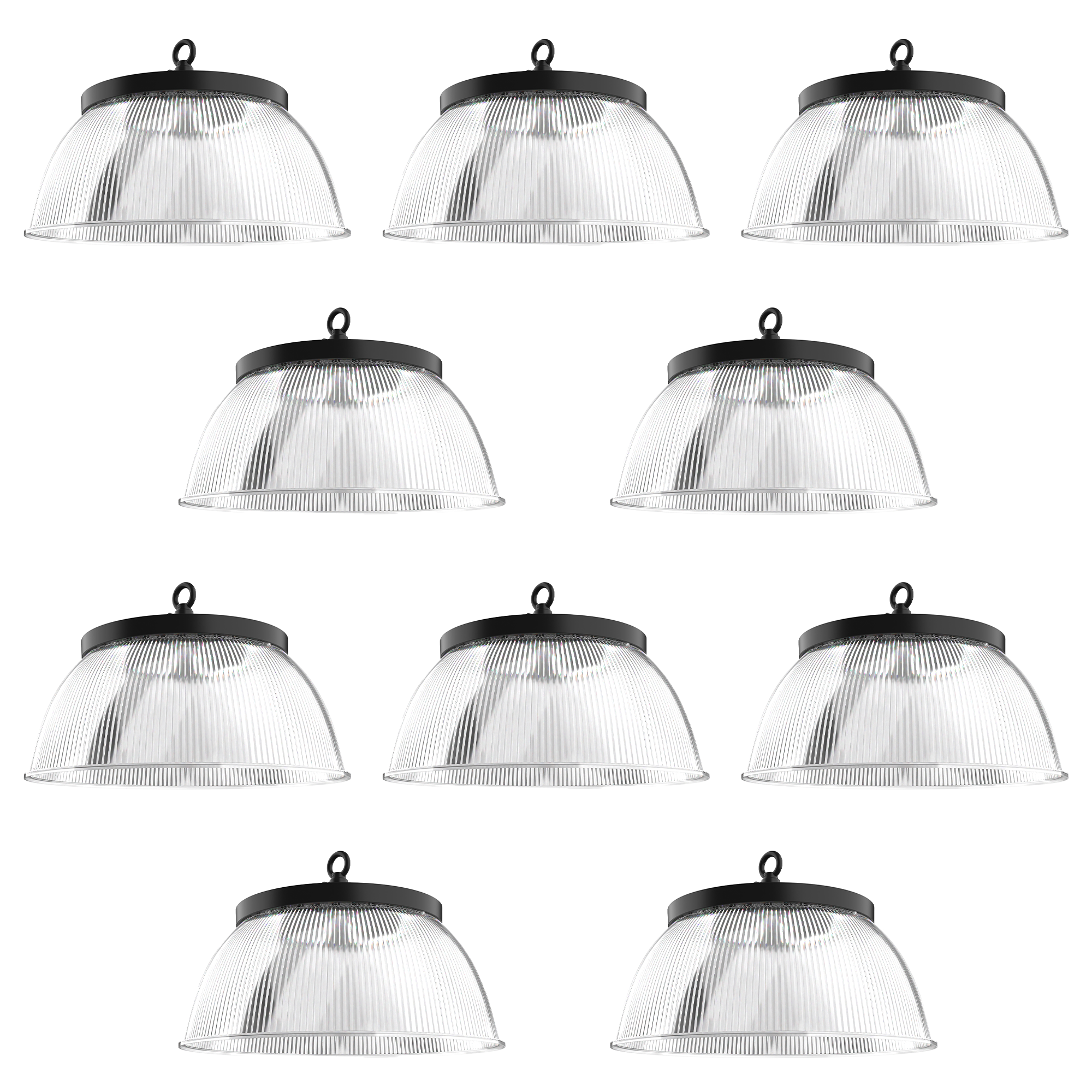 UFO High Bay LED Fixture with Reflector, 150W/200W/240W