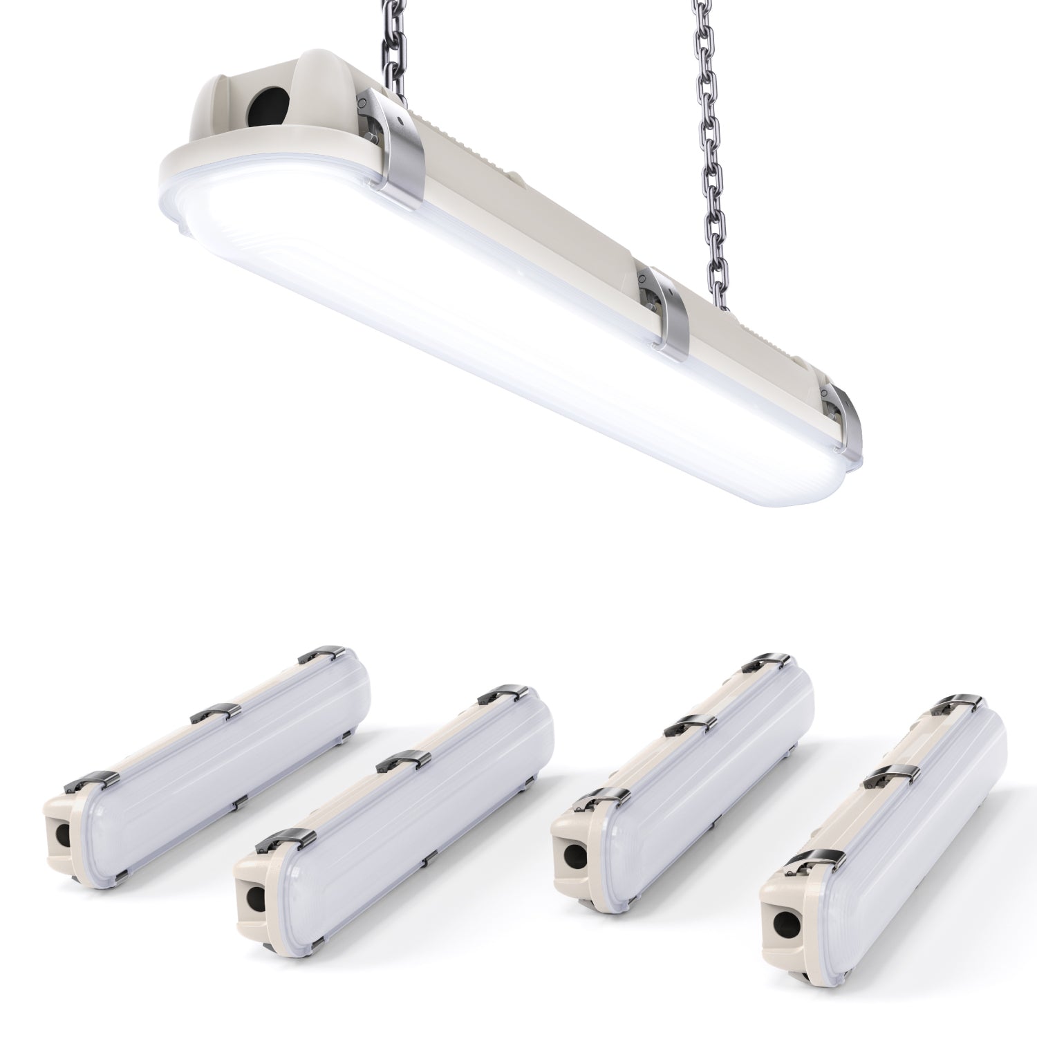 Daisy chain up to 4 fixtures for an extendable design.