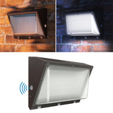 LED Semi Cutoff Wall Pack, Dusk to Dawn Photocell, 120W, 16200 Lumens