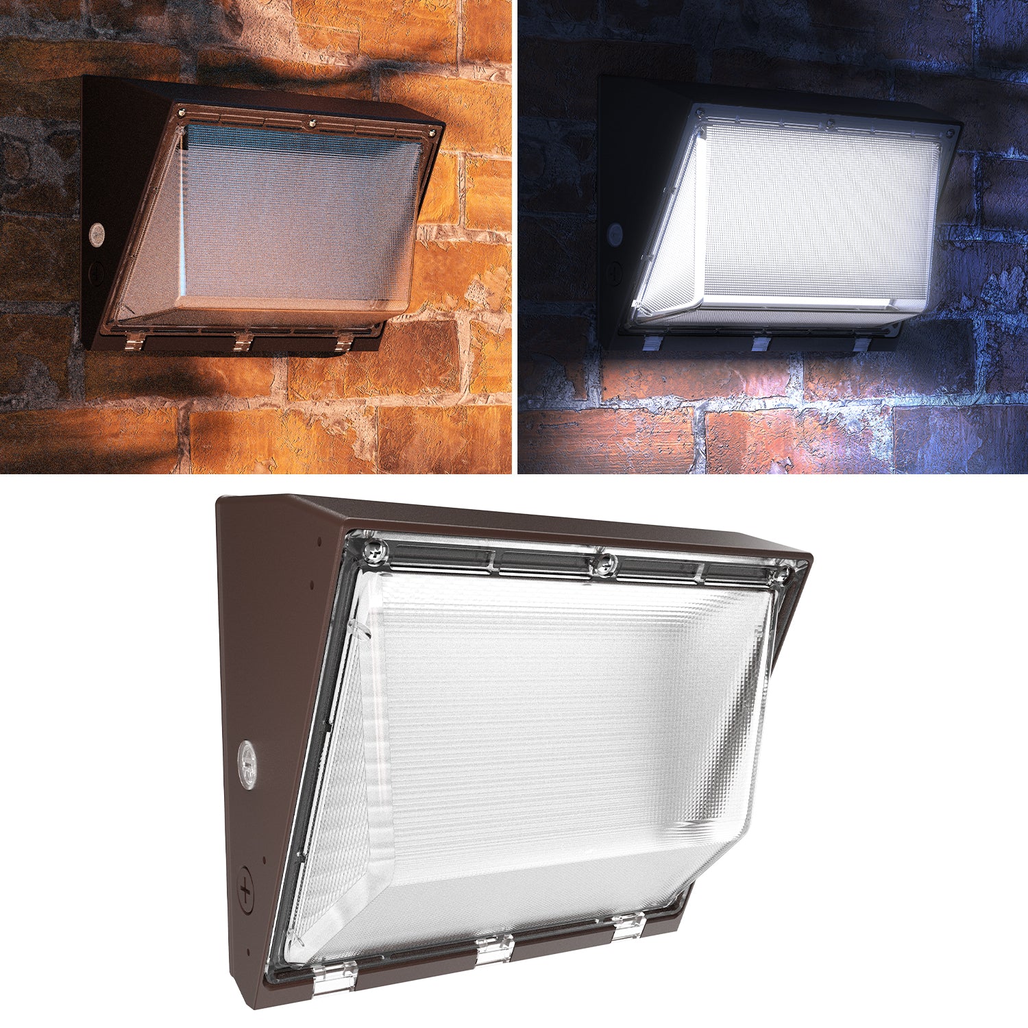 Keep your property protected with Sunco's reliable LED Selectable CCT Wall Packs. High-performance security lighting, low energy costs.