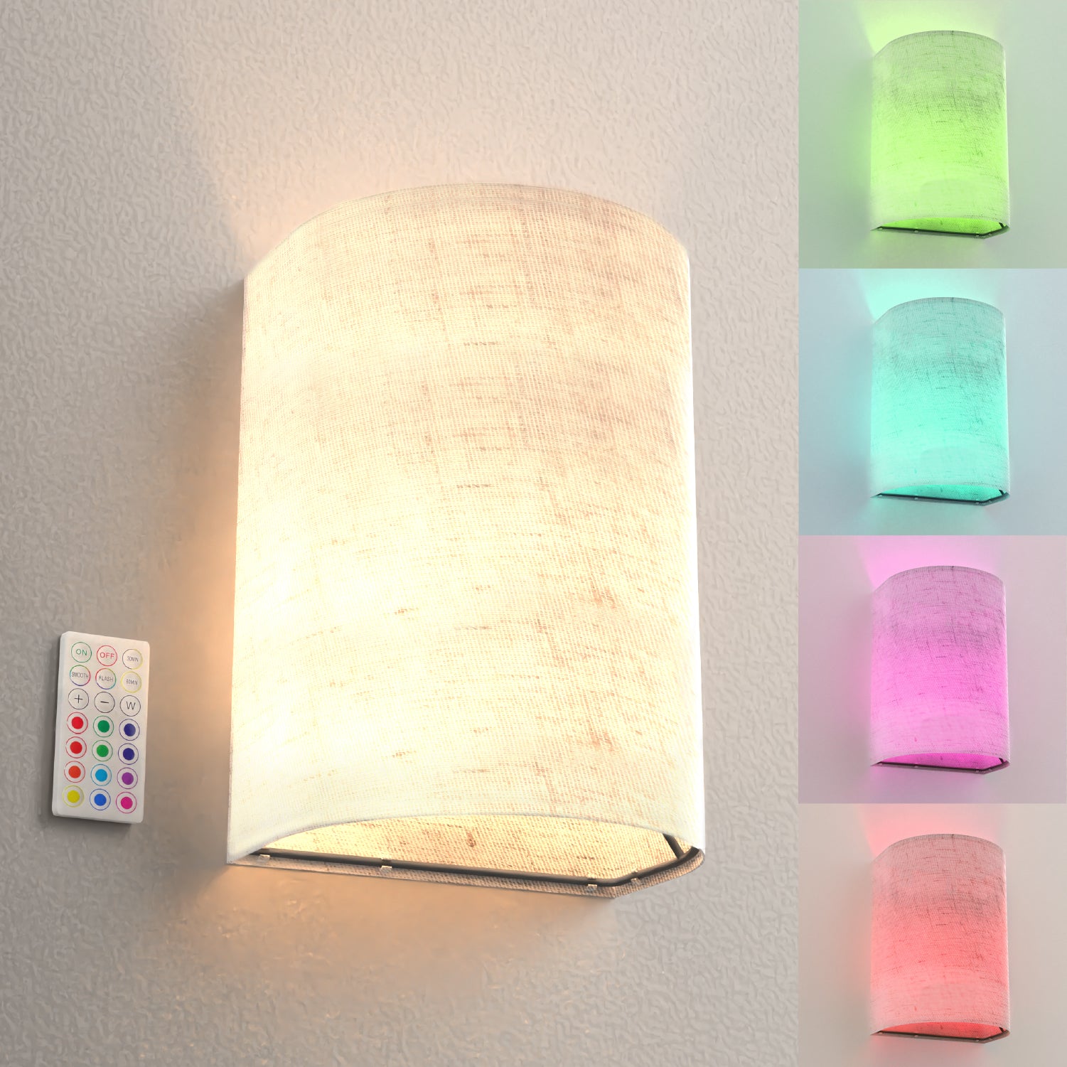 Brighten your space with this wall sconce light's reliability and colorful, distinctive charm.
