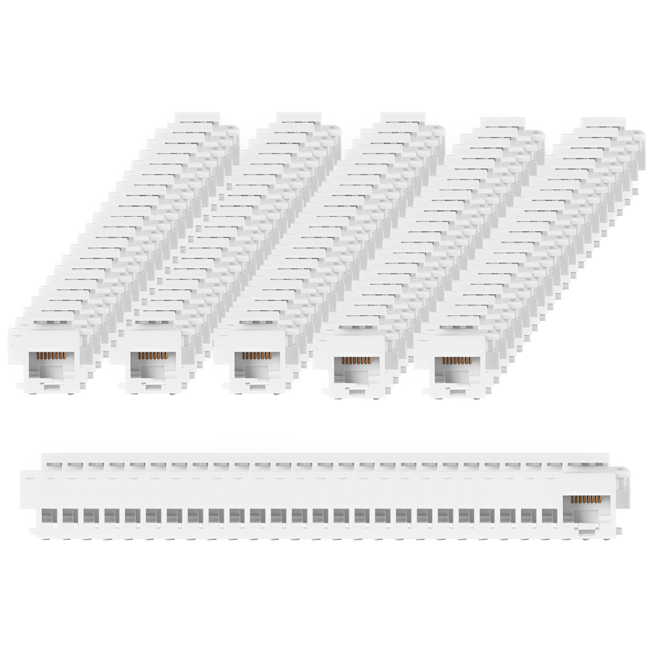 Enerlites Category 5e Jack Keystone Wall Plate Connector