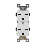 Enerlites Industrial Grade 15A Duplex Style Self-Grounding Receptacle, 6-15R