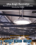 Sunco’s LED High Bay provides instant, flicker-free light for optimal concentration and maximum eye comfort.