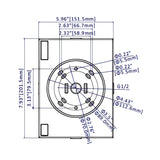 White Mounting Bracket for LED Selectable Area Lights