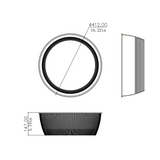 16 Inch Clear Polycarbonate Reflector for Star Plus UFO High Bays