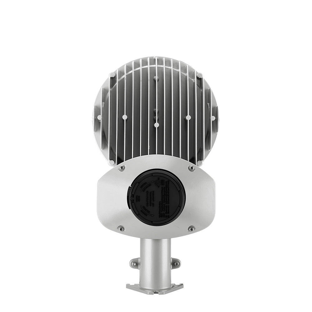 Silver Gray LED Barn Light, 65W, Dusk to Dawn Photocell, Non-Dimmable, 8800 Lumens