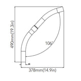 Mounting Arm Kit for Dark Bronze LED Barn Light