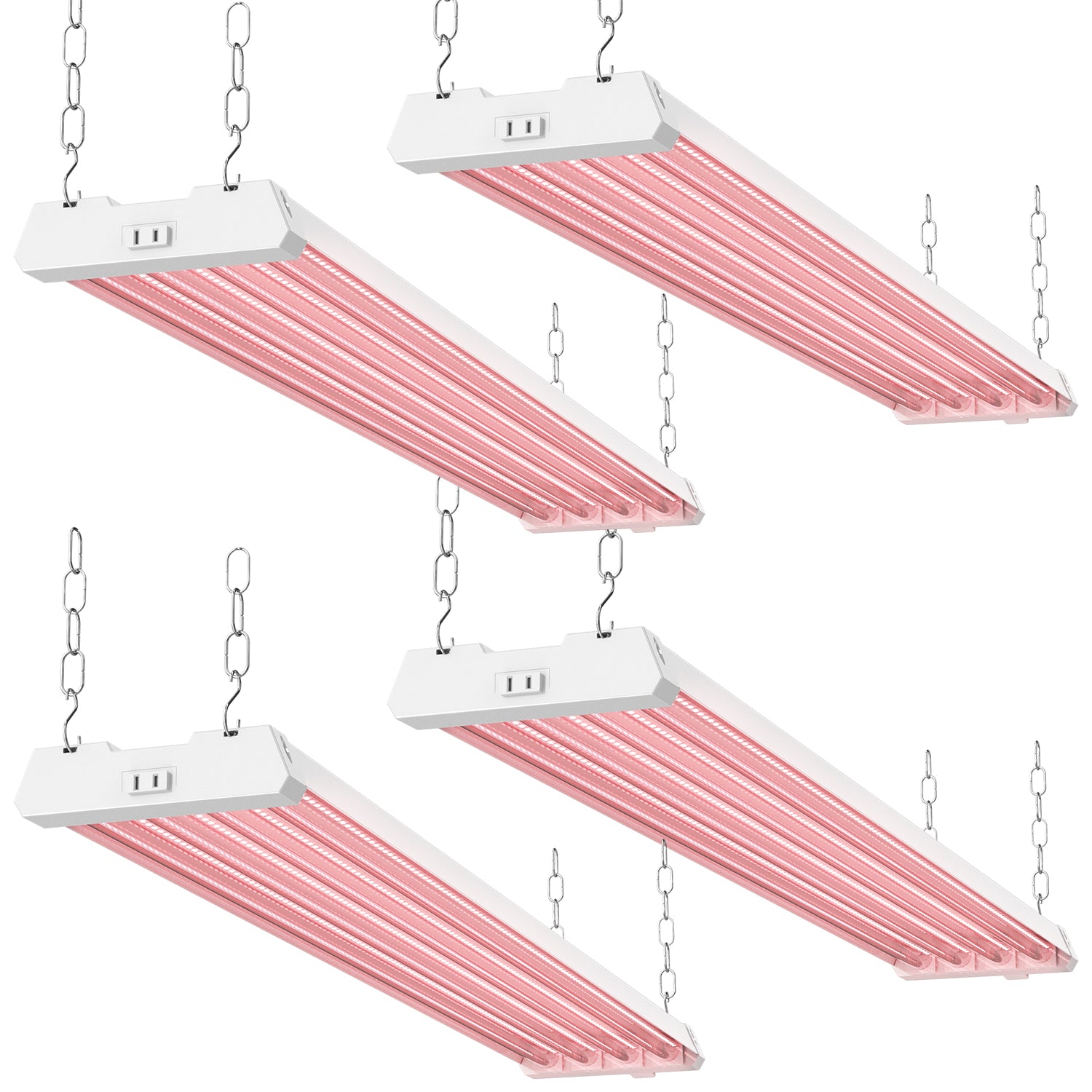 SuncoGrow Full Spectrum LED Grow Light, 4ft, 80W, Linkable