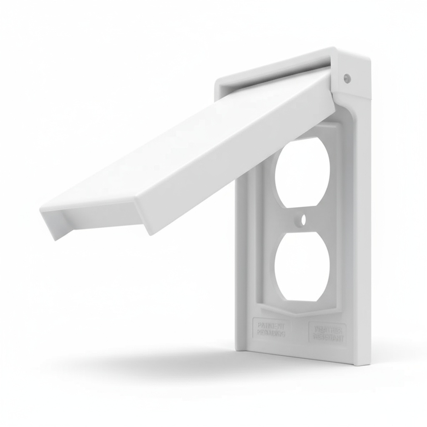 Enerlites 1-Gang Weatherproof Duplex Vertical Mount Wall Plate