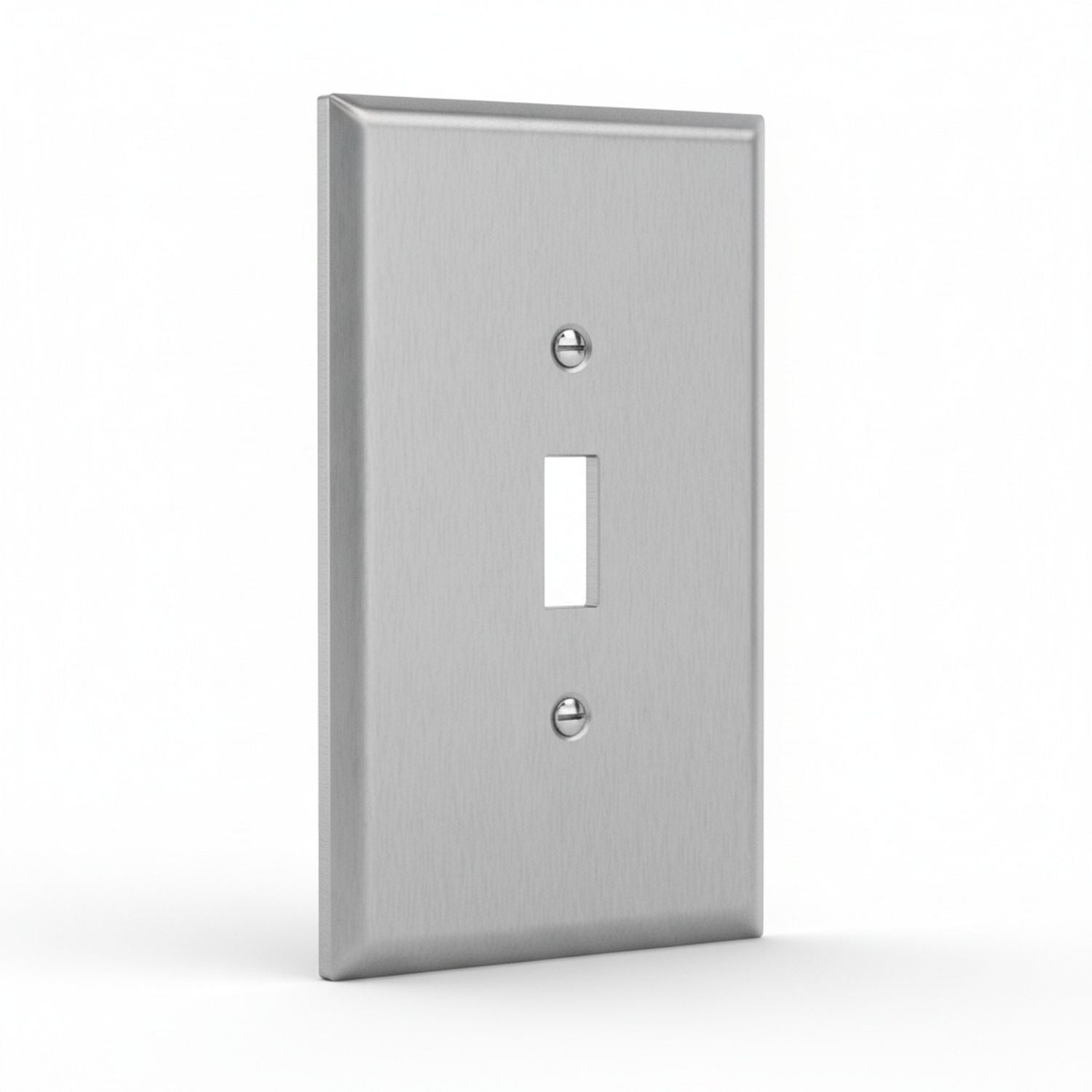 Enerlites Toggle Switch One-Gang Metal Wall Plate, Oversize