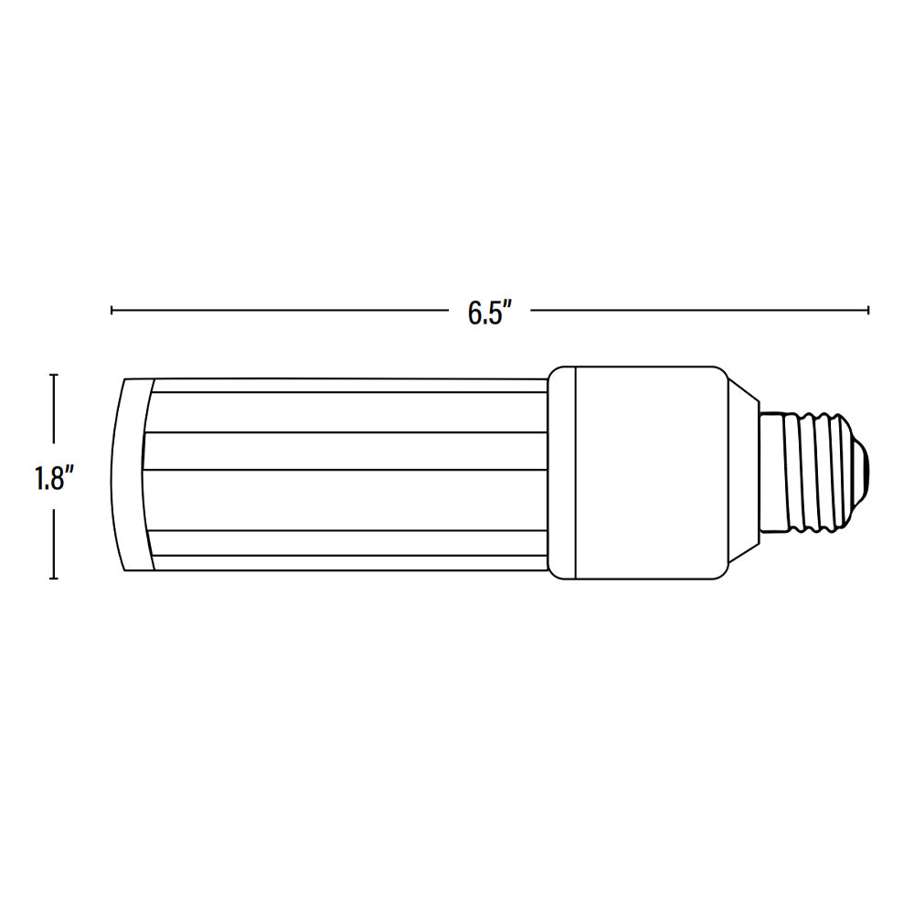 LED PL Retrofit Lamp, E26, 1320 Lumens