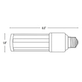 LED PL Retrofit Lamp, E26, 1320 Lumens