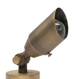 Brass Bullet Head Landscape Spot Light With Spike, 270 Lumens