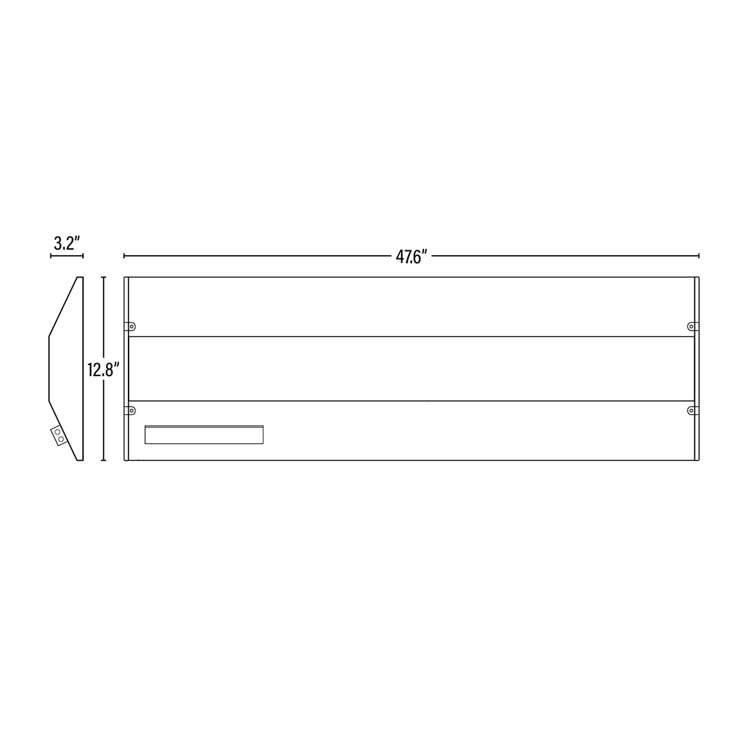 LED Troffer, 40W/27W, 1x4, Selectable Wattage & CCT, 5000 Lumens