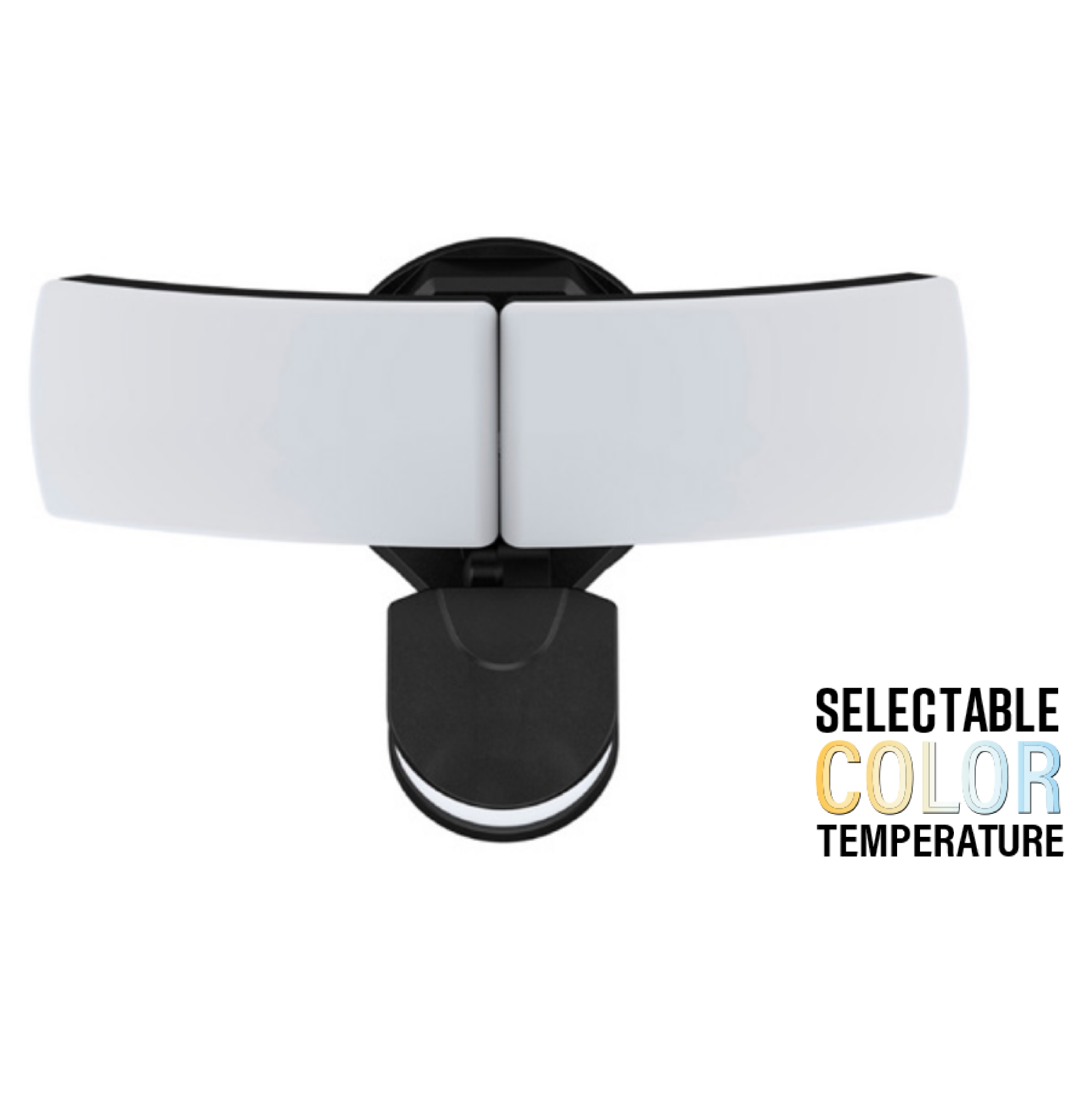 2 Head Security Light, Dusk to Dawn Photocell, Motion, Selectable CCT, 3000 Lumens