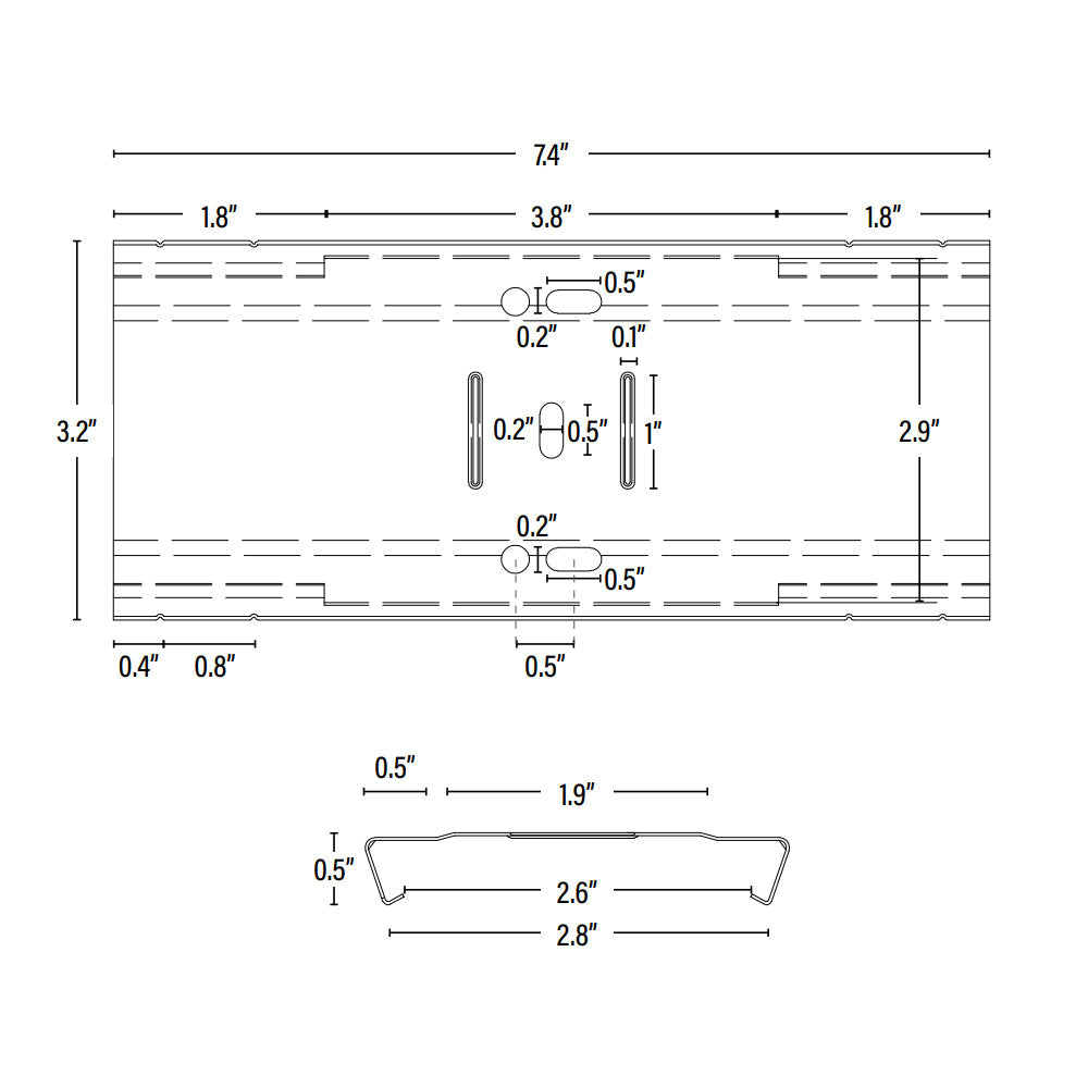 Row Aligner for Designer Strip Fixtures