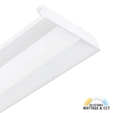 LED Center Basket Troffer, 35W/25W/18W, 1x4, Selectable Wattage & CCT, 4300 Lumens