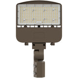 Sunco Shoebox Parking Lot Pole Light LED 150W Dusk to Dawn Fixture Photocell sensor bottom view