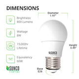 A15 LED Bulb, 800 Lumens