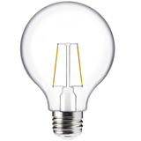 G25 LED Bulb, Filament, Dusk to Dawn Photocell, 350 Lumens