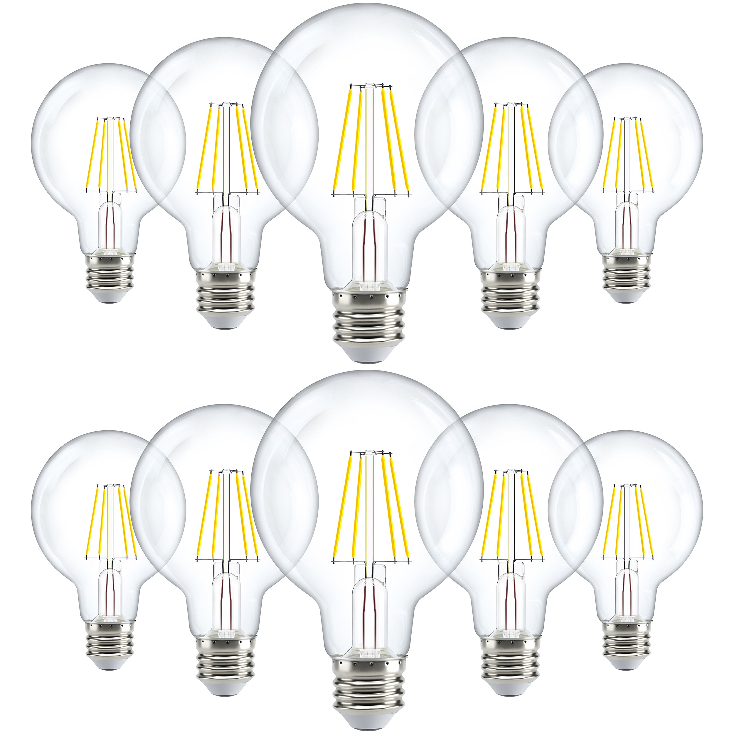 G25 LED Bulb, Filament, 500 Lumens