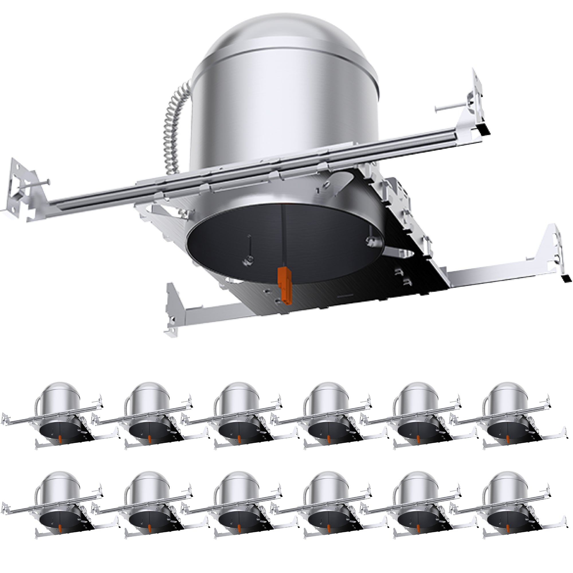 Recessed Lighting Can, 6 Inch, New Construction