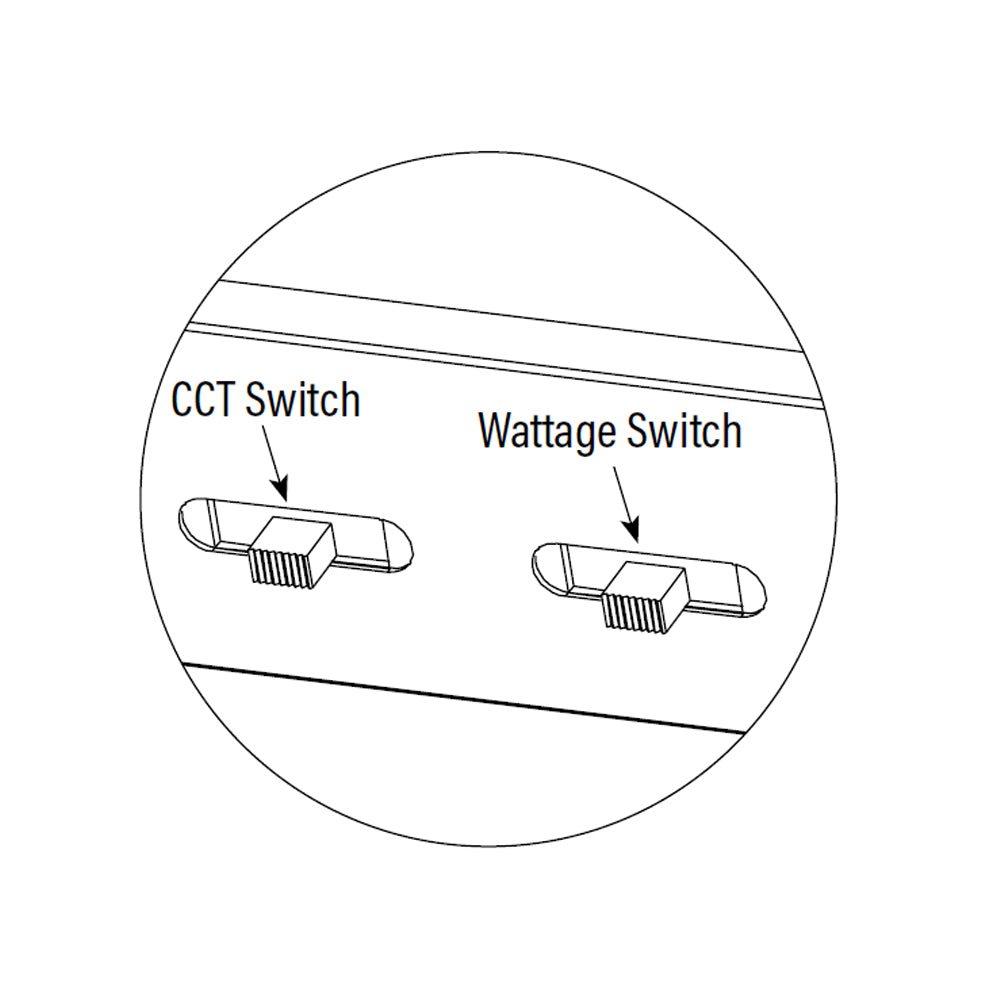 PRE-61655 CCT and Wattage switch