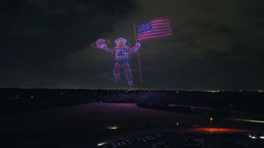 Could LED Drones Replace your Fourth of July Fireworks?