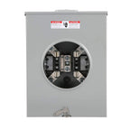 Siemens 200 Amp 4-Jaw No Bypass Ringless Overhead/Underground Fed Meter Socket with Stainless Steel Latch and Hasp, model UAT417-XGF, alternate product view 2