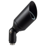Black hooded directional bullet landscape light