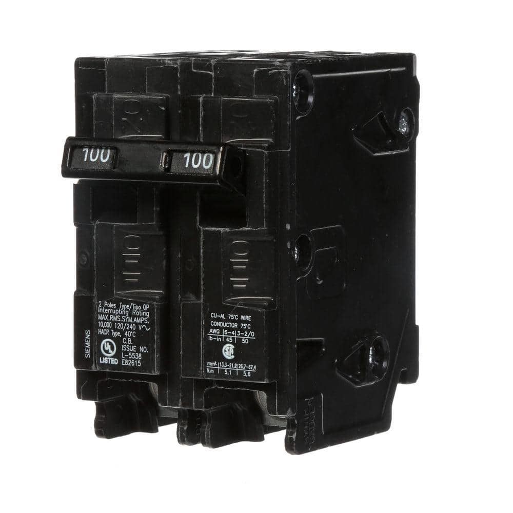 Siemens 30 Amp Double-Pole Type QP Circuit Breaker, model Q230U, product label detail, image 39