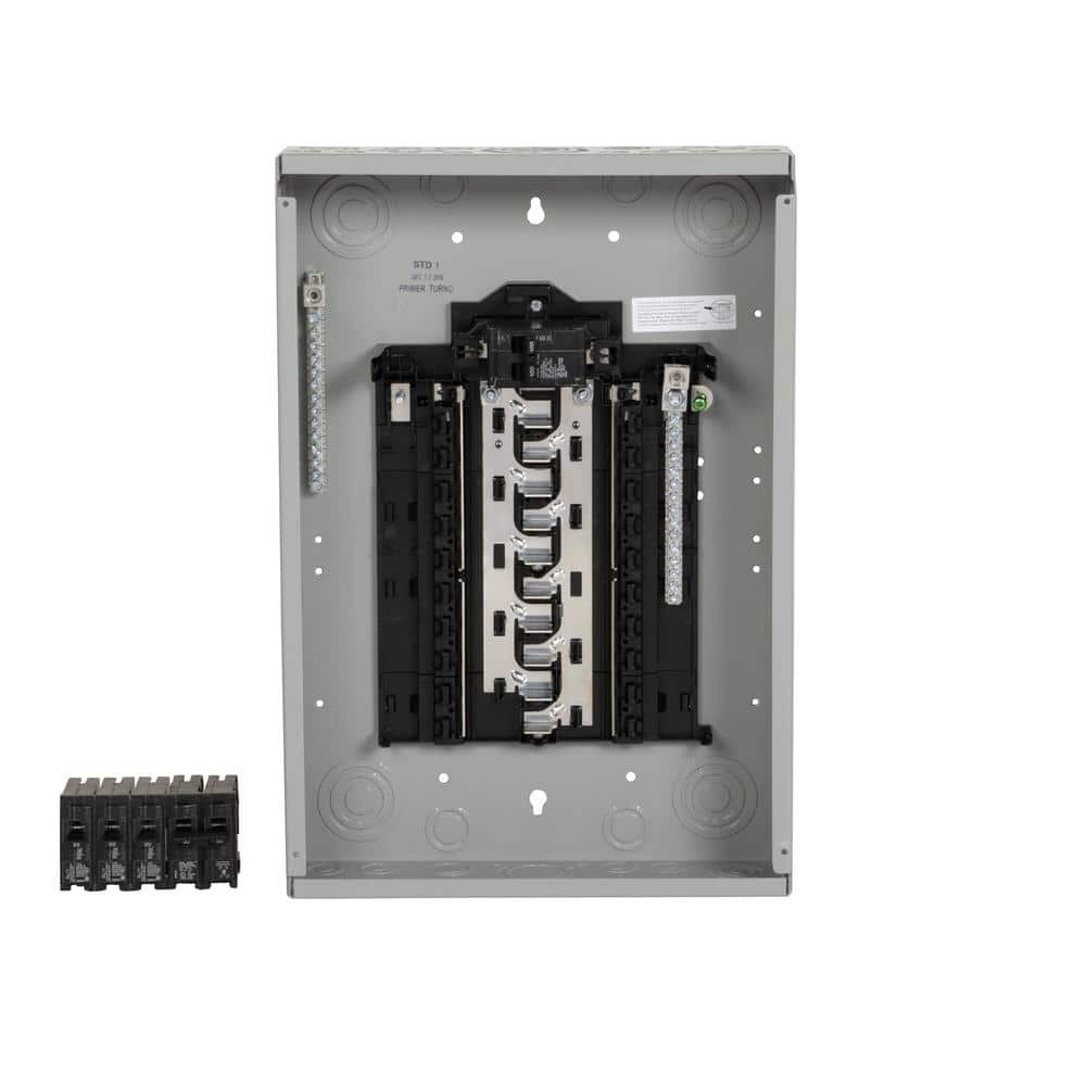 Siemens SN Series 100 Amp 20-Space 20-Circuit Main Breaker Plug-On Neutral Load Center Value Pack, model SN2020B1100P1, product view