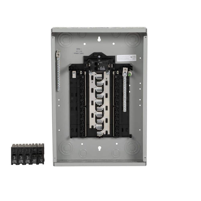 Siemens SN Series 100 Amp 20-Space 20-Circuit Main Breaker Plug-On Neutral Load Center Value Pack, model SN2020B1100P1, product view