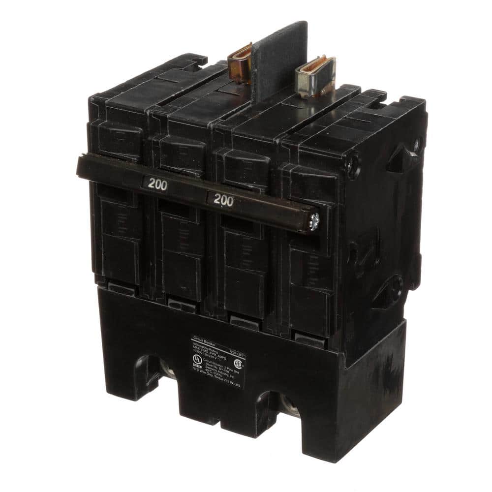 Siemens 200 Amp Double-Pole 10kA Type QPP Circuit Breaker, model Q2200B, alternate product view 5