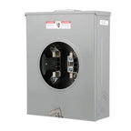 Siemens 200 Amp 4-Jaw No Bypass Ringless Overhead/Underground Fed Meter Socket with Stainless Steel Latch and Hasp, model UAT417-XGF, product view