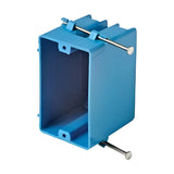 1-Gang 23 Cubic Inch PVC New Work Standard Switch/Outlet Wall Electrical Box