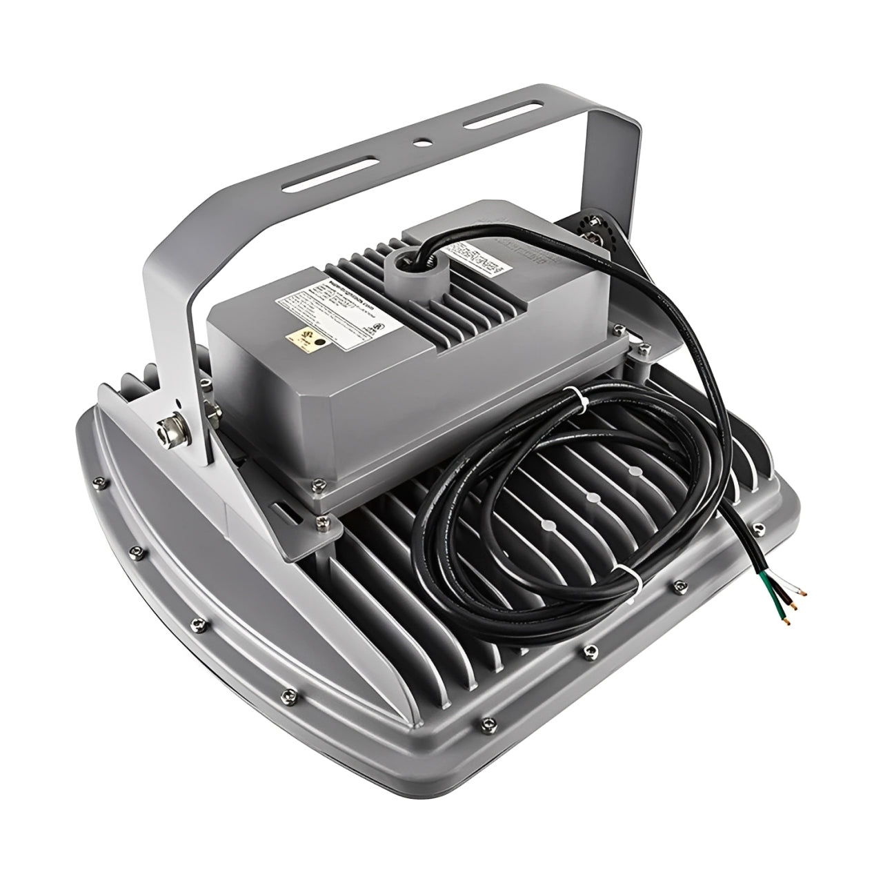 Explosion Proof LED Flood Light, Yoke Mount, 100W, Hazardous Locations, 13000 Lumens